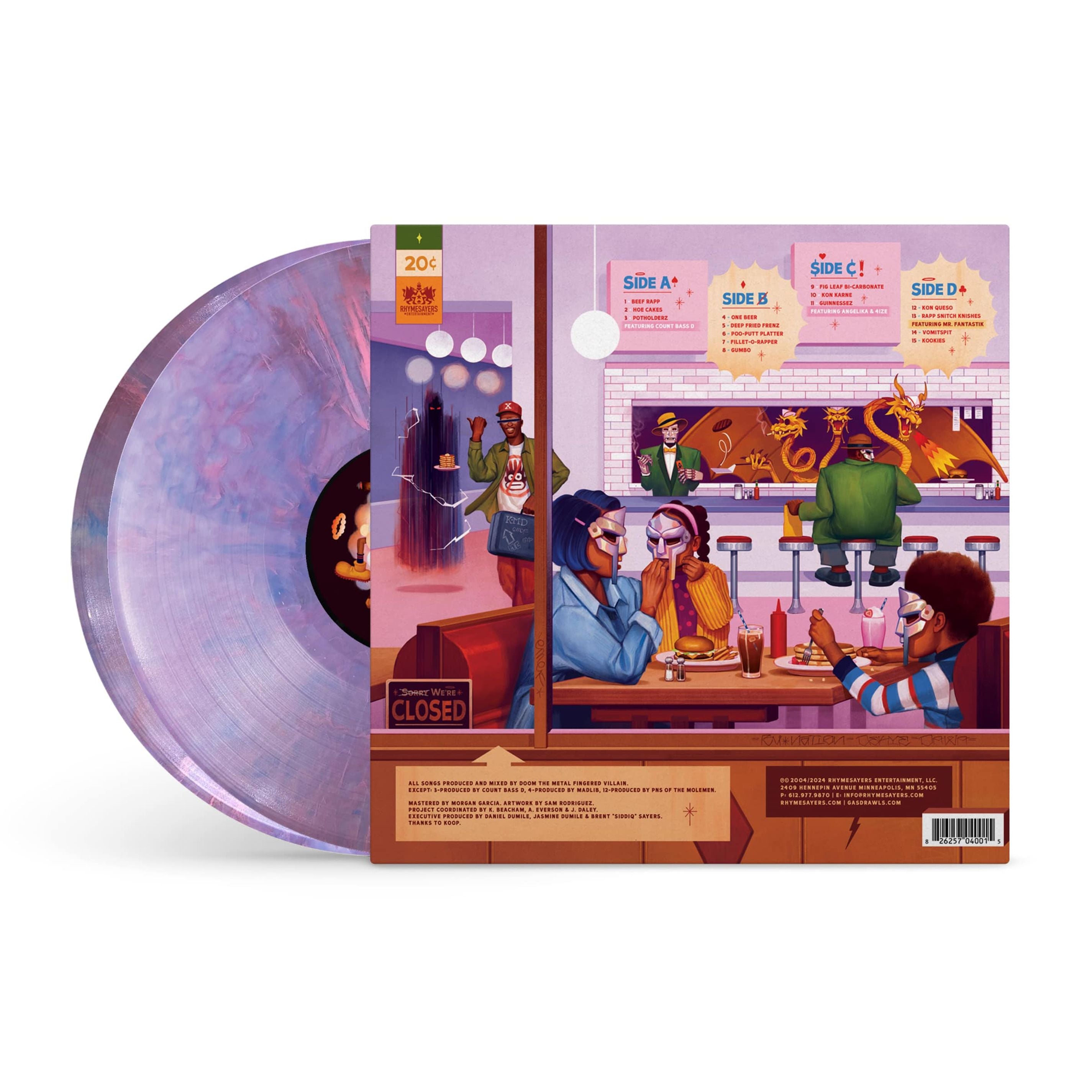Vinyl (LP) MF Doom - MM..Food (2LP) (20th Anniversary Edition) (Sweetart Marbled Vinyl)
