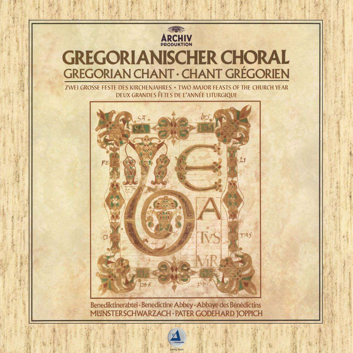 Vinyl (LP) Benediktinerabtei Münsterschwarzach*, & Pater Godehard Joppich* - Gregorianischer Choral / Gregorian Chant / Chant Gregorien  :  Zwei Grosse Feste Des Kirchenjahres - Two Major Feasts Of The Church Year - Deux Grandes Fêtes de L'année Liturgiqu