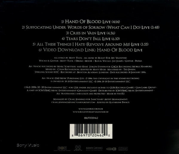 hand-of-blood-ep-(live-at-brixton---january-28th-2006)