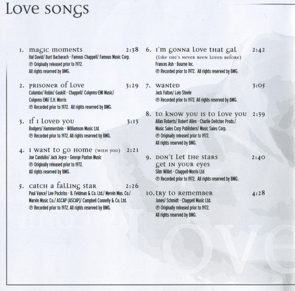 love-songs