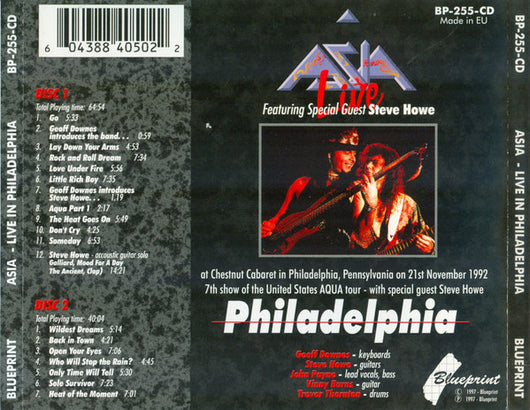 philadelphia-(chestnut-cabaret---21st-november-1992)