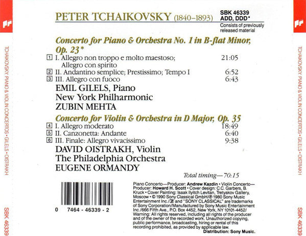 piano-concerto-•-klavierkonzert-no.-1-/-violin-concerto
