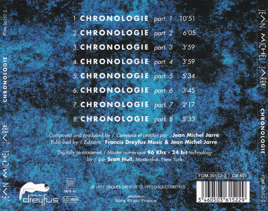 equinoxe-/-oxygene-/-chronologie