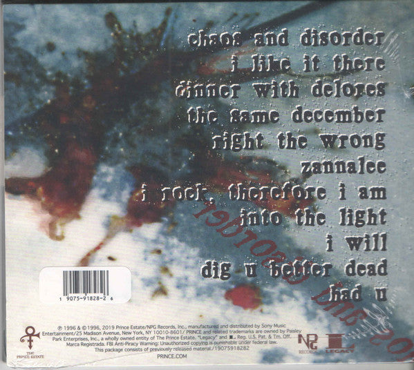 the-artist-(formerly-known-as-prince)-–-chaos-and-disorder