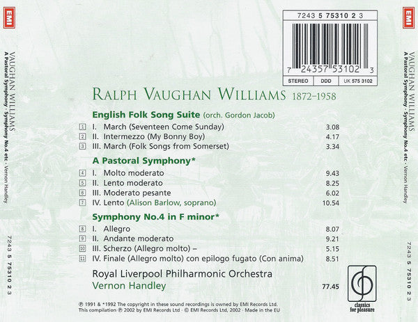 the-nine-symphonies-•-job-•-english-folk-song-suite-•-fantasia-on-greensleeves-•-flos-campi-•-fantasia-on-a-theme-by-thomas-tallis-•-five-variants-of-dives-and-lazarus-•-oboe-concerto-•-partita-for-double-string-orchestra-•-serenade-to-m