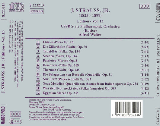 j.-strauss,-jr.:--edition-•-vol.-13