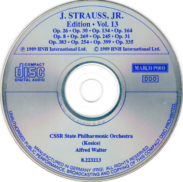 j.-strauss,-jr.:--edition-•-vol.-13