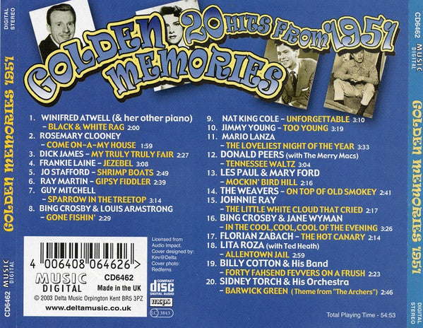 golden-memories---20-hits-from-1951