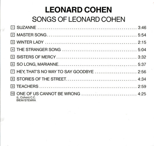 songs-of-leonard-cohen-/-songs-of-love-and-hate-/-new-skin-for-the-old-ceremony
