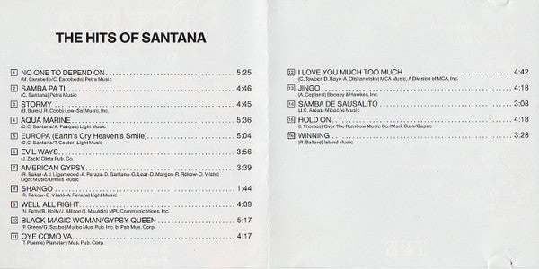 hits-of-santana