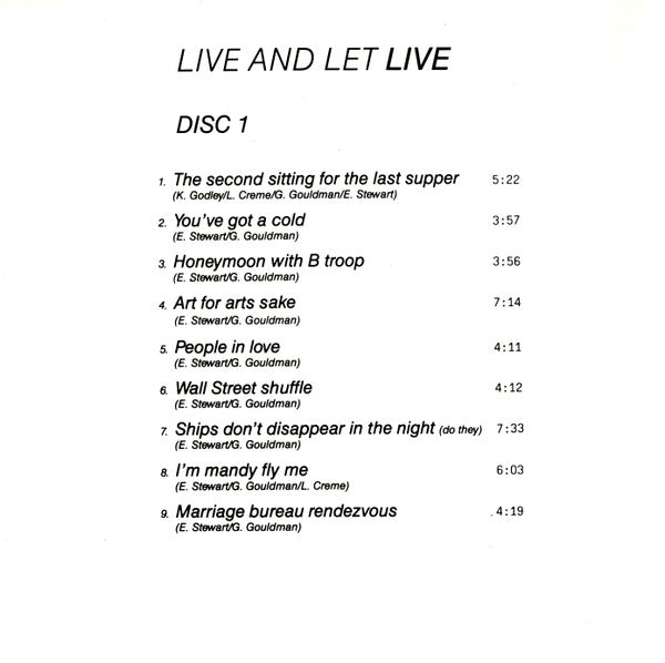 live-and-let-live