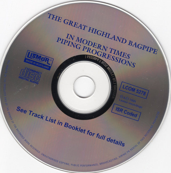 the-great-highland-bagpipe:-in-modern-times---piping-progressions
