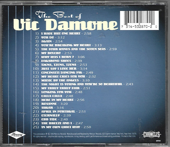 the-best-of-vic-damone:-the-mercury-years
