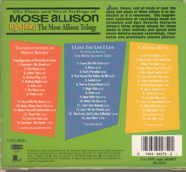 high-jinks!--the-mose-allison-trilogy