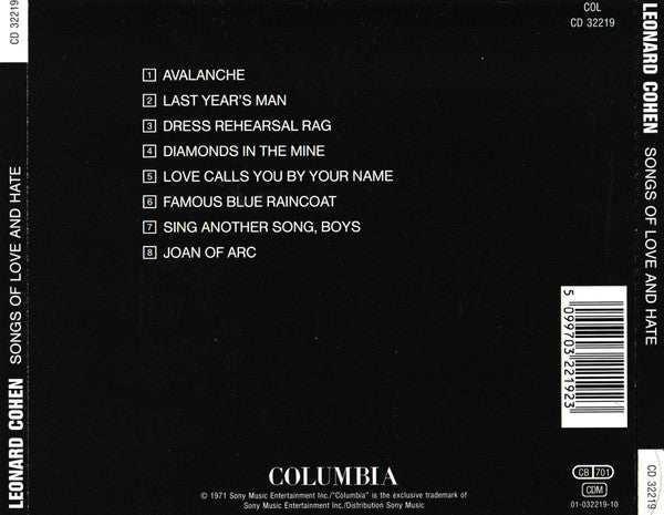 songs-of-leonard-cohen-/-songs-of-love-and-hate-/-new-skin-for-the-old-ceremony