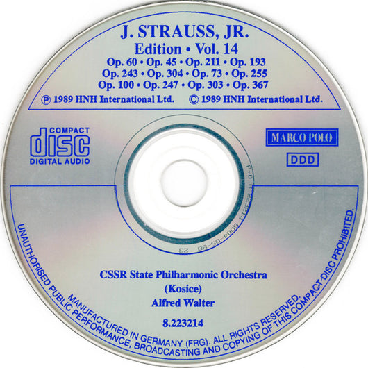 j.-strauss,-jr.:--edition-•-vol.-14