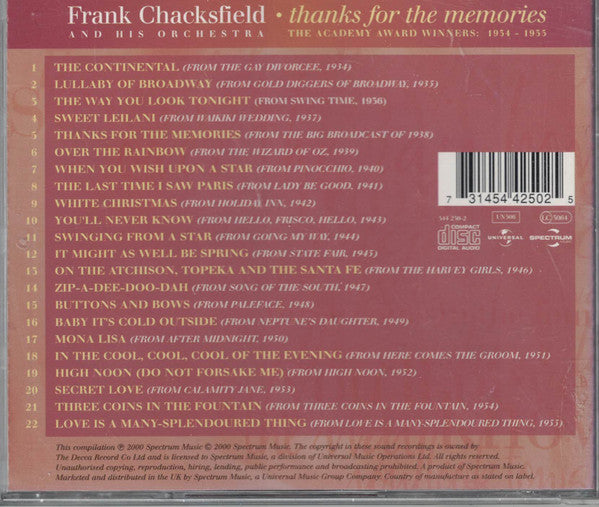 thanks-for-the-memories---academy-award-songs-1934---1955