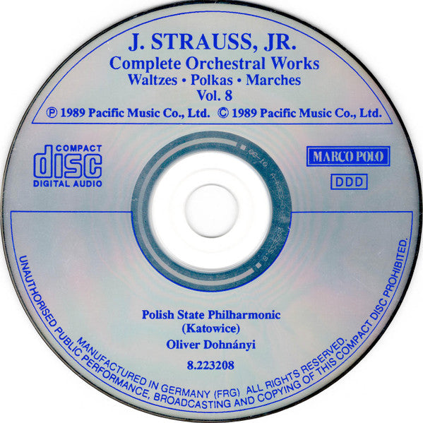 j.-strauss,-jr.:--edition-• vol.-8