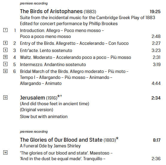 jerusalem-/-the-birds-of-aristophanes-/-england-/-thge-glories-of-our-blood-and-state-/-te-deum-/-magnificat-(works-for-chorus-and-orchestra)