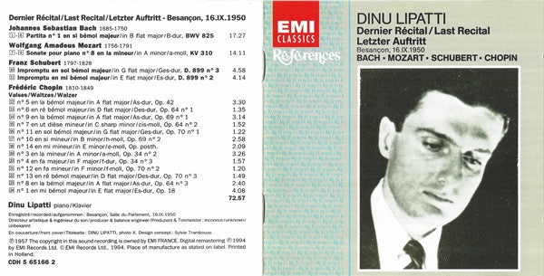 dernier-récital/last-recital/letzer-auftritt:-besançon,-16.ix.1950---bach,-mozart,-schubert,-chopin