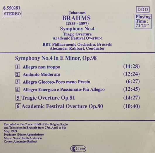 symphony-no.-4-/-academic-festival-overture-/-tragic-overture