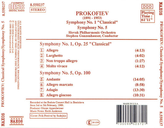 classical-symphony-/-symphony-no.-5