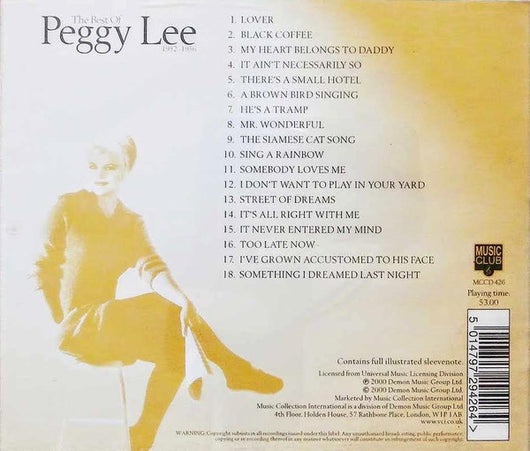 the-best-of-peggy-lee-1952-1956