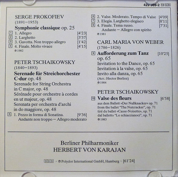 karajan-conducts-/-serenade-for-strings-•-waltz-of-the-flowers-/-invitation-to-the-dance