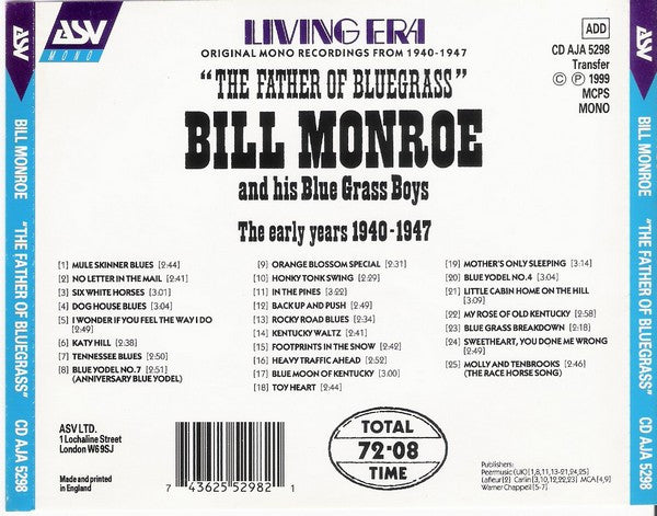 the-father-of-bluegrass-music---the-early-years-1940-1947