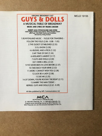 guys-&-dolls:-a-musical-fable-of-broadway---original-broadway-cast