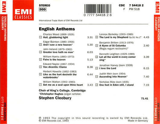 english-anthems
