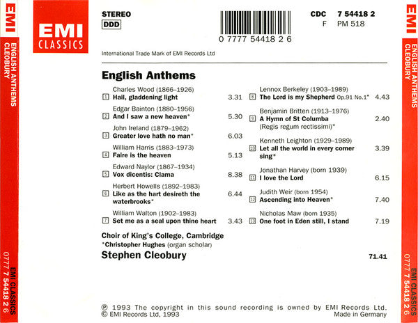 english-anthems