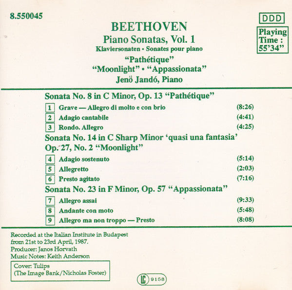 piano-sonatas,-vol.-1-=-klaviersonaten-=-sonates-pour-piano---"pathétique"-•-"moonlight"-•-"appassionata"