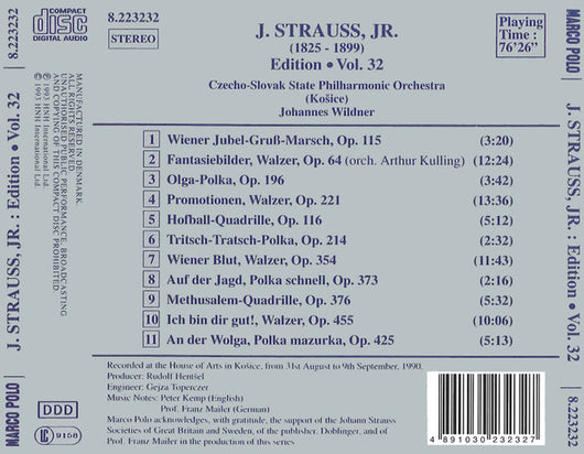 j.-strauss,-jr.:--edition-• vol.-32