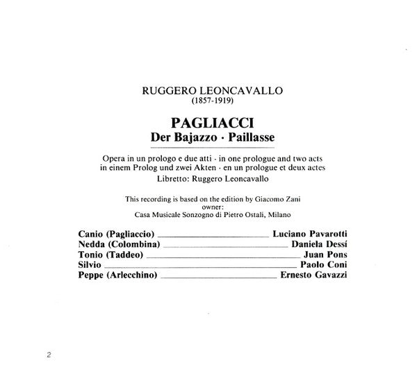 pagliacci