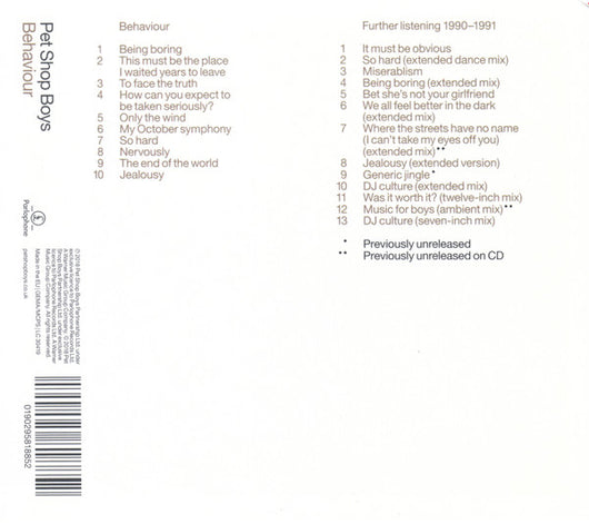 behaviour-/-further-listening-1990–1991