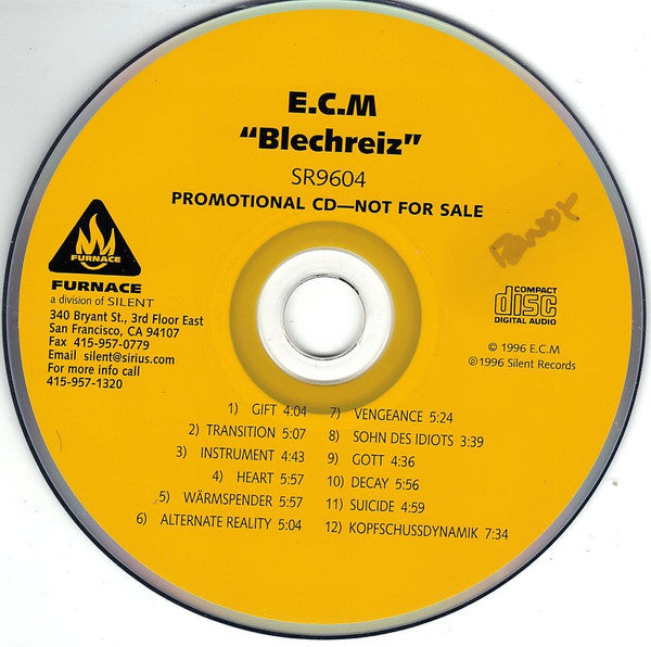 e.c.m.-–-blechreiz