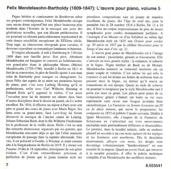 piano-works-vol.-5-(seven-characteristic-pieces,-op.7-•-fantasia,-op.-28-•-prelude-and-fugue-•-sonata-movement-•-capriccio,-op.-5)