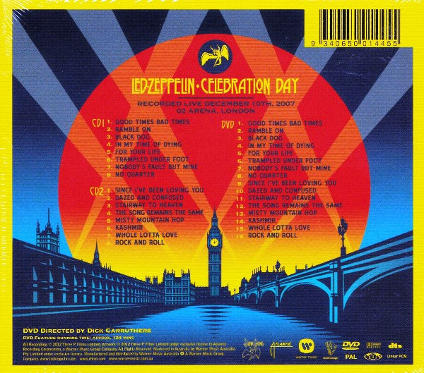2CD+DVD Led Zeppelin – Celebration Day