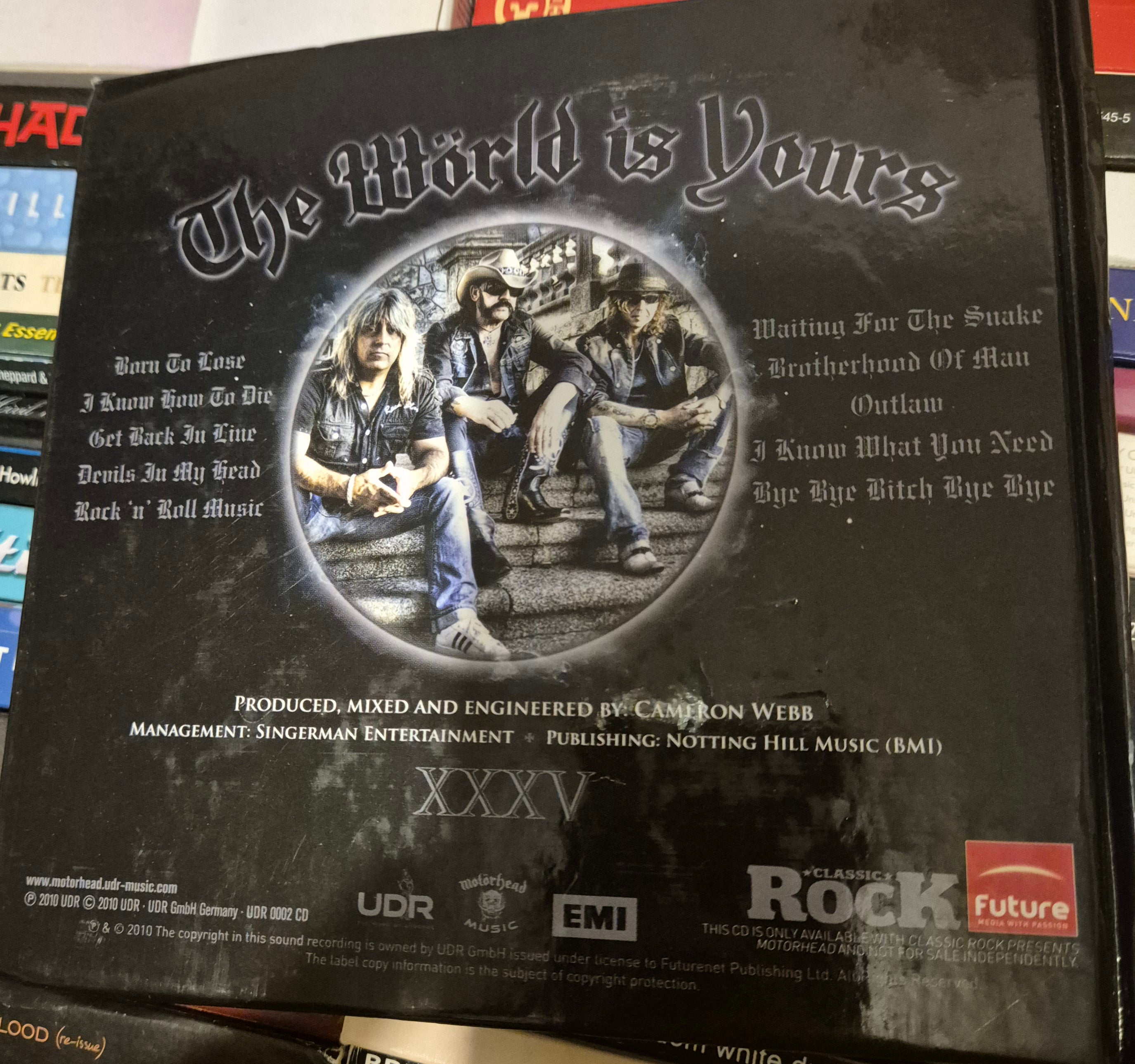 CD Motörhead - The Wörld Is Yours