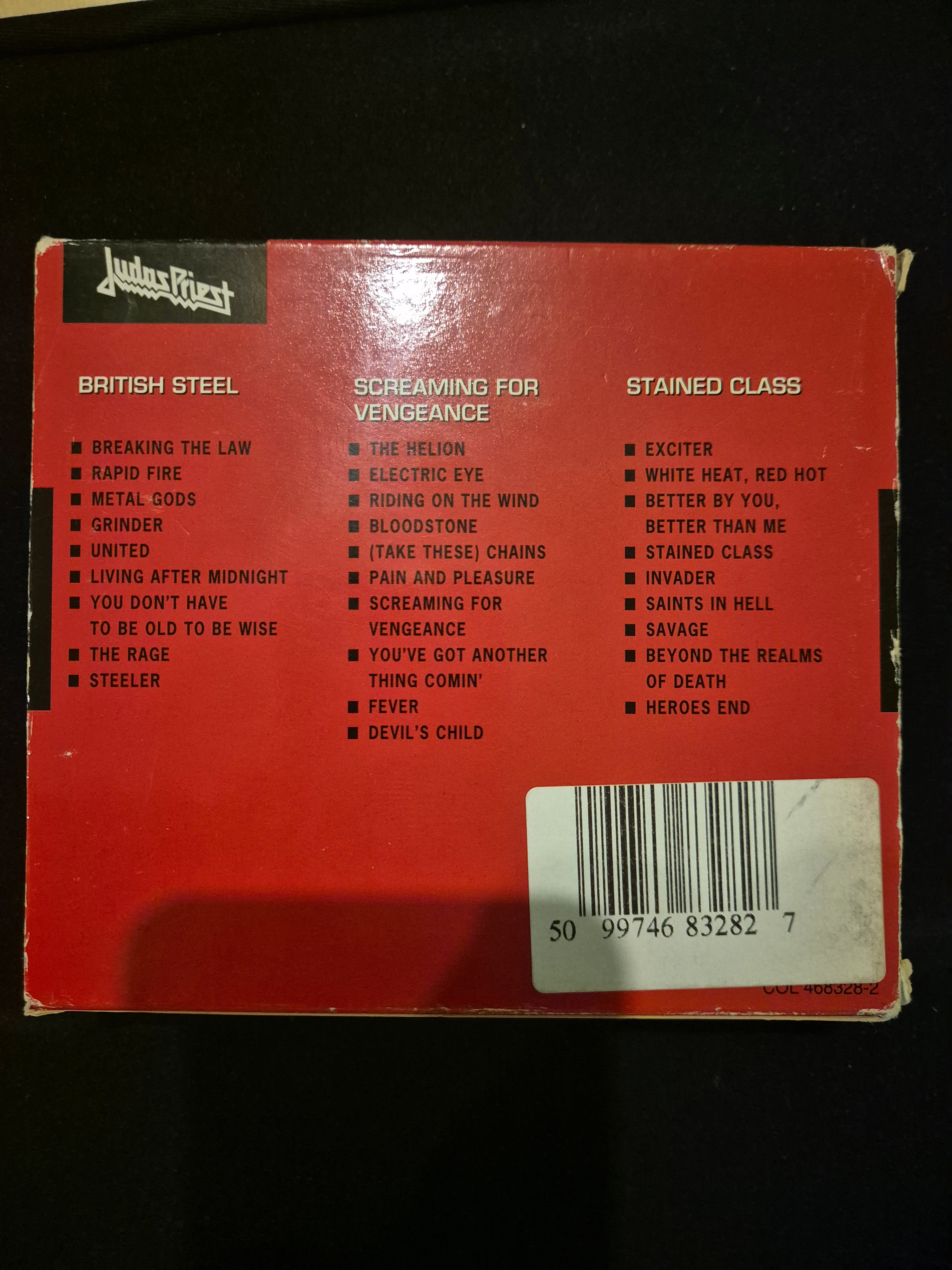 CD Judas Priest - British Steel / Screaming For Vengeance / Stained Class