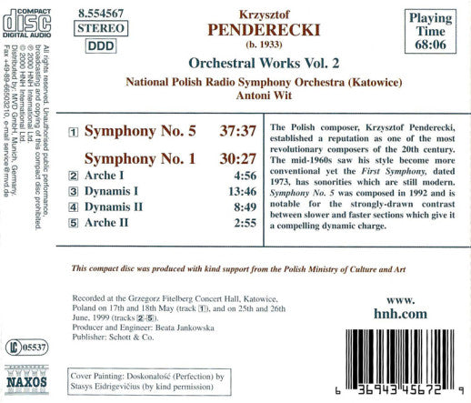 orchestral-works-vol.-2---symphonies-nos.-1-&-5