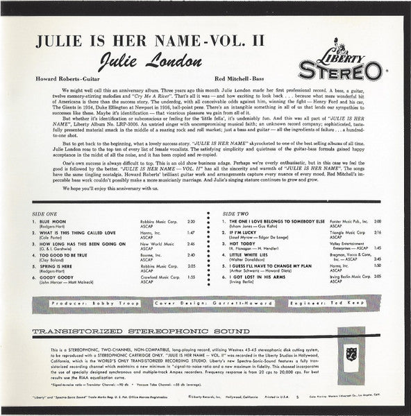 julie-is-her-name-/-julie-is-her-name,-vol.-2