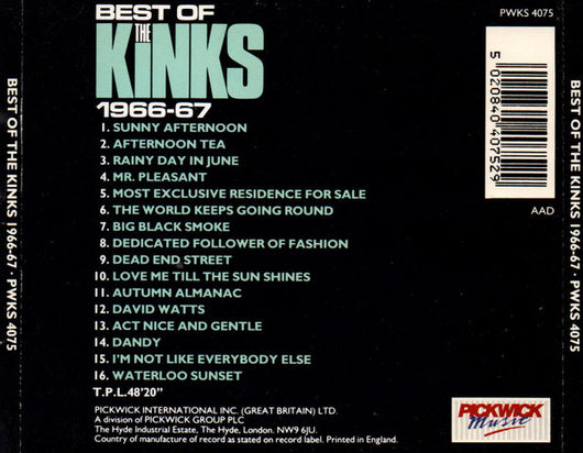best-of-the-kinks-1966-67