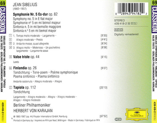 classikon-69:-sibelius:-symphonie-nr.-5---finlandia---tapiola---valse-triste