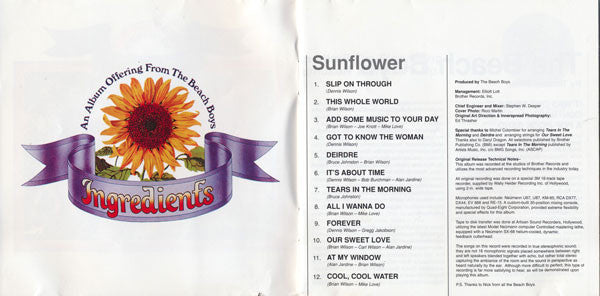 sunflower-/-surfs-up