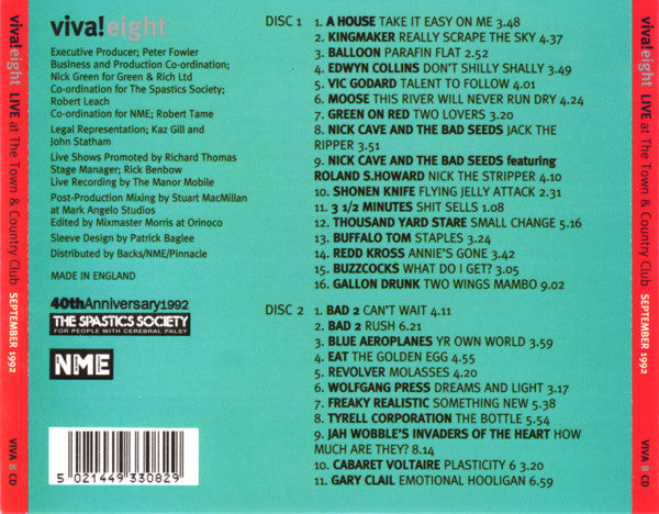 viva!-eight-live-at-the-town-&-country-club-september-1992