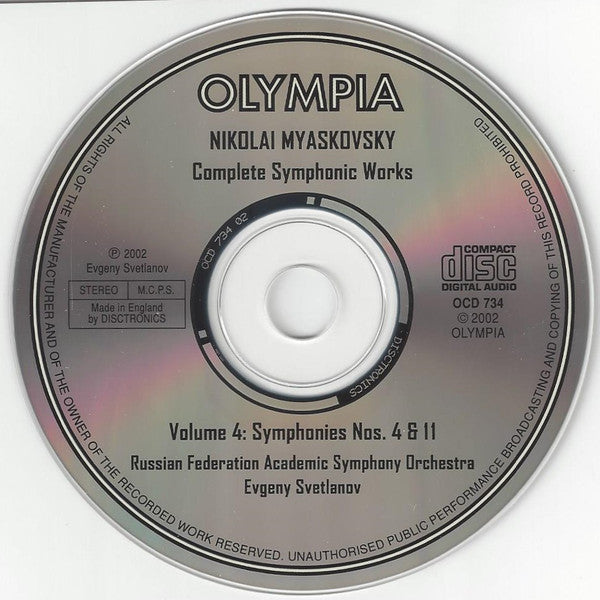 complete-symphonic-works-•-volume-4:-symphony-no.-4,-symphony-no.-11
