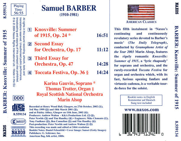 knoxville:-summer-of-1915-•-essays-for-orchestra-nos.-2-and-3