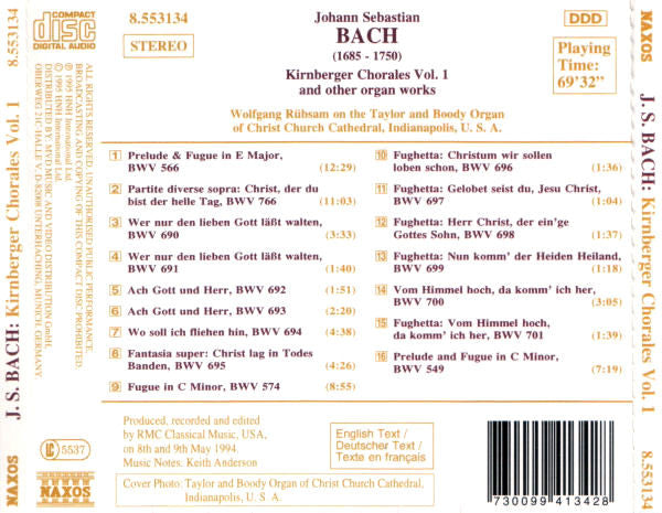 kirnberger-chorales-vol.-1-and-other-organ-works